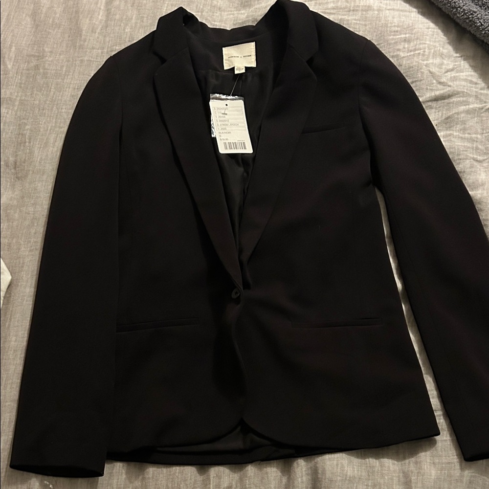 Silence + Noise Black Blazer